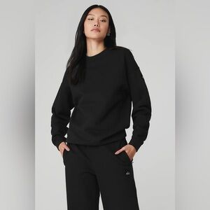 EUC ALO Yoga Renown Heavy Weight Crew Neck Pullover